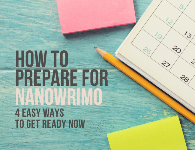 cómo prepararse para NaNoWriMo