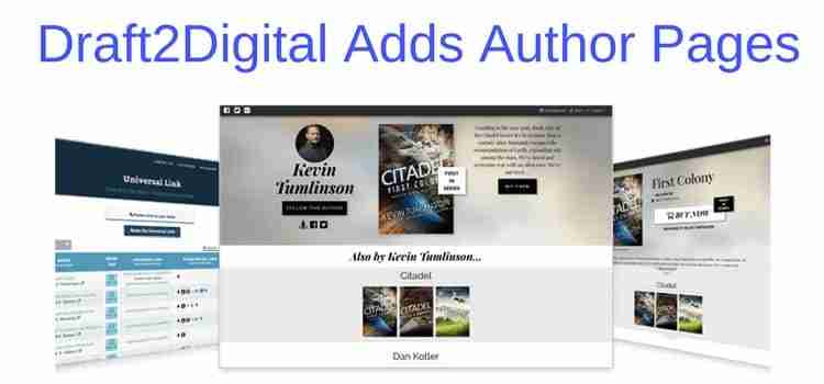 Draft2Digital New Author Page