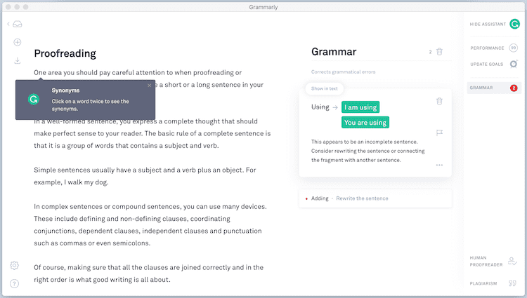 grammarly editor