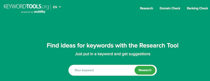 Keyword Tools