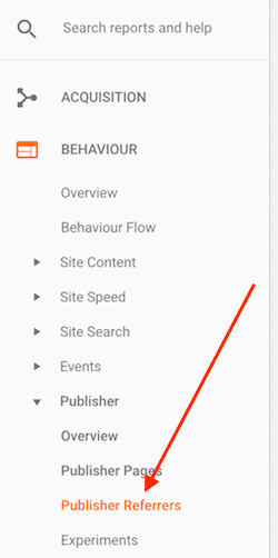 publisher referrers