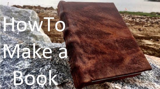 How To Make A Book By Hand Video