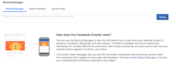 facebook debugger