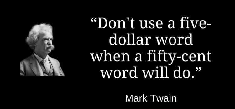 A five dollar word