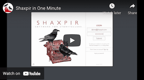 shaxpir video