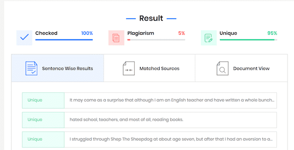 search engine reports plagiarism checker