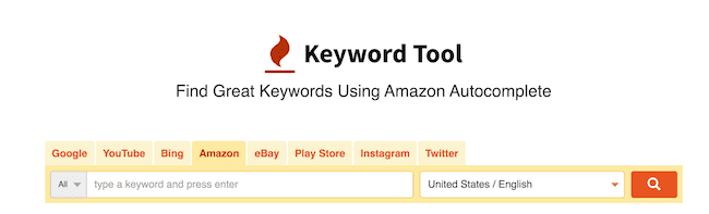 keyword tool io