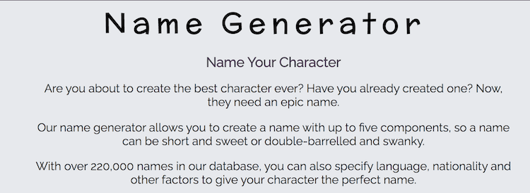 name generator