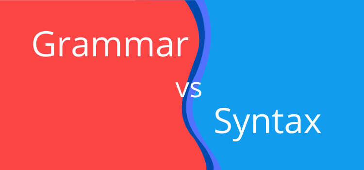 grammar vs syntax