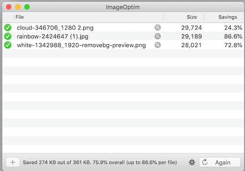 ImageOptim image optimization