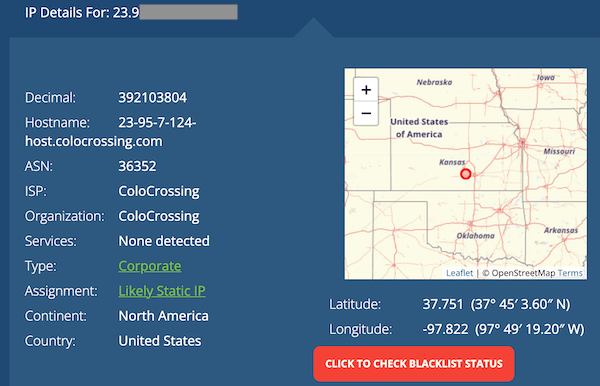 IP lookup