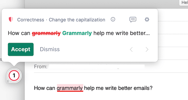 Grammarly と Apple Mail