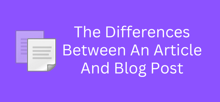 An Article Or A Blog Post