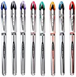 Uni-Ball Vision Elite Rollerball Pen متنوعة الألوان 8 عبوات خزنة للطائرة # 90199