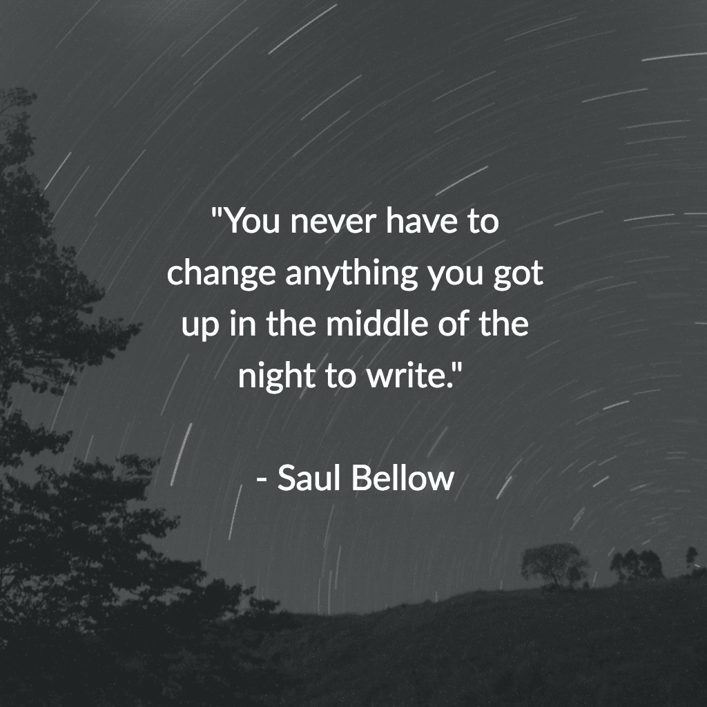 Citazione della creatività di Saul Bellow