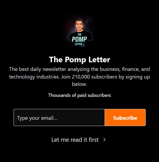 La carta de la pompa de Anthony Pompliano