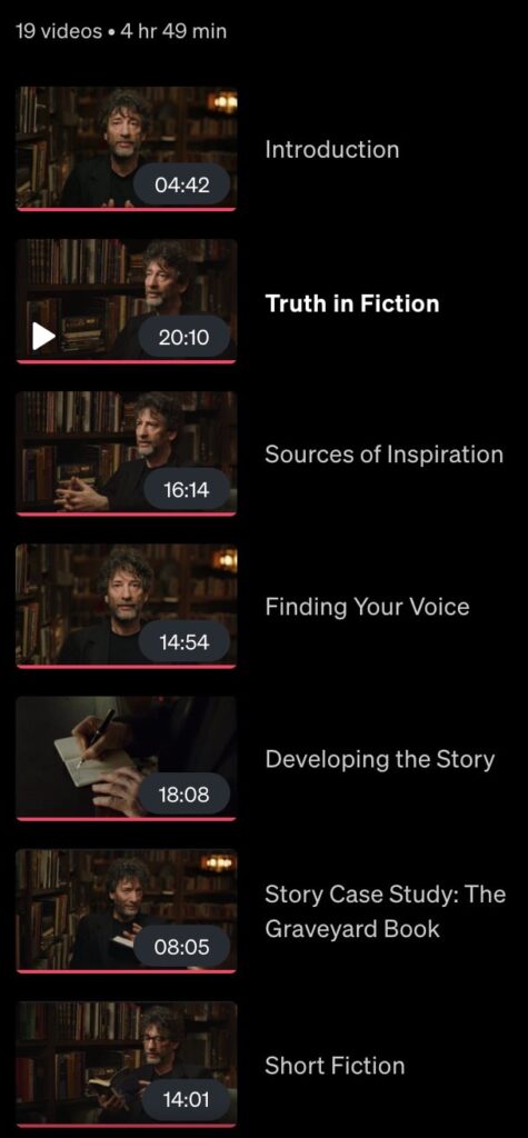 Lecciones de Neil Gaiman