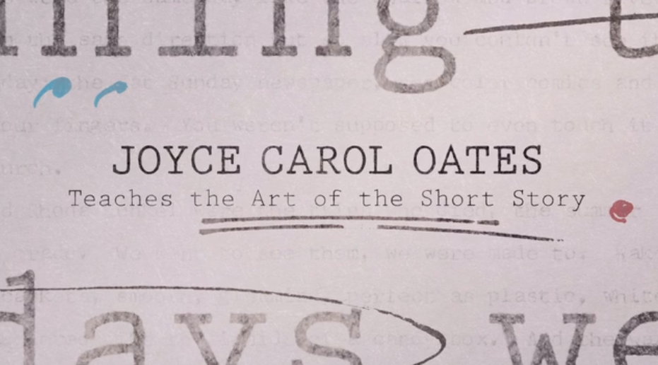 Joyce Carol Oates Masterclass