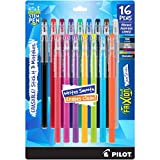 Canetas de gel apagáveis ​​PILOT FriXion ColorSticks, ponta fina, tintas de cores variadas, pacote com 16 (10367)