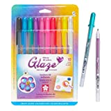 Bolígrafo de tinta 3D Sakura Glaze - Bolígrafo de tinta 3D para letras, dibujos, adornos y más - Tinta de colores surtidos - Paquete de 10