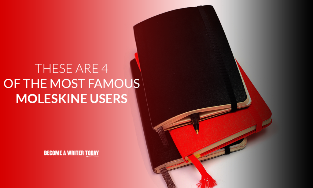 Ce sont 4 des utilisateurs les plus connus de Moleskine