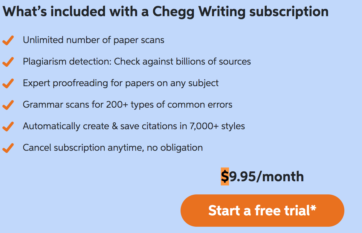 Chegg-Preise