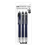 Uni-ball Jetstream RT penne a sfera retrattili punta fine, 0,7 mm, nero, confezione da 3