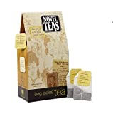 Novel Teas Book Lover's Tea contém 25 saquinhos de chá marcados individualmente com citações literárias de todo o mundo, feito com o melhor chá English Breakfast, para o amante de livros