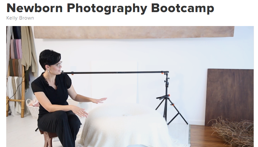 Cursos de fotografia CreativeLive: Bootcamp de fotografia de recém-nascidos por Kelly Brown