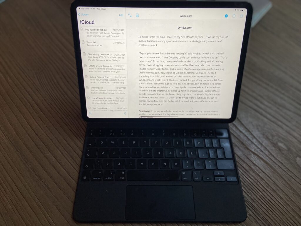 Recensione mobile di iA writer