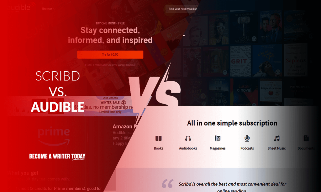 Scribd vs Audible
