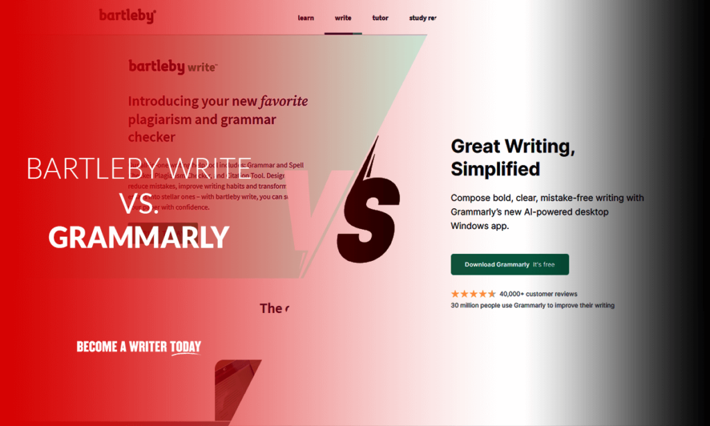 Bartleby Write vs Grammarly