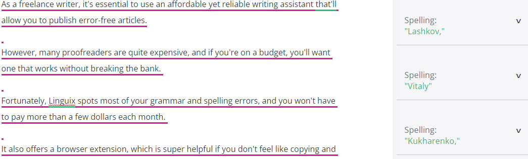 Bartleby Écrire Vs. Grammaire : facilité d'utilisation