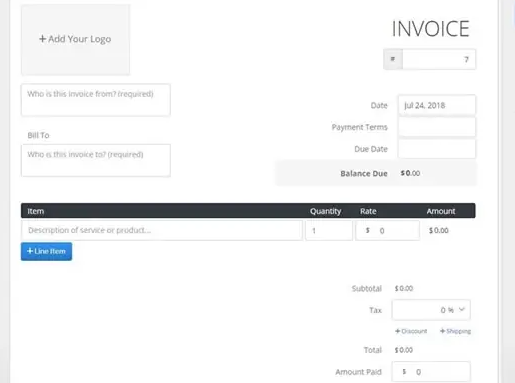 Modèles de facture gratuits : Générateur de factures