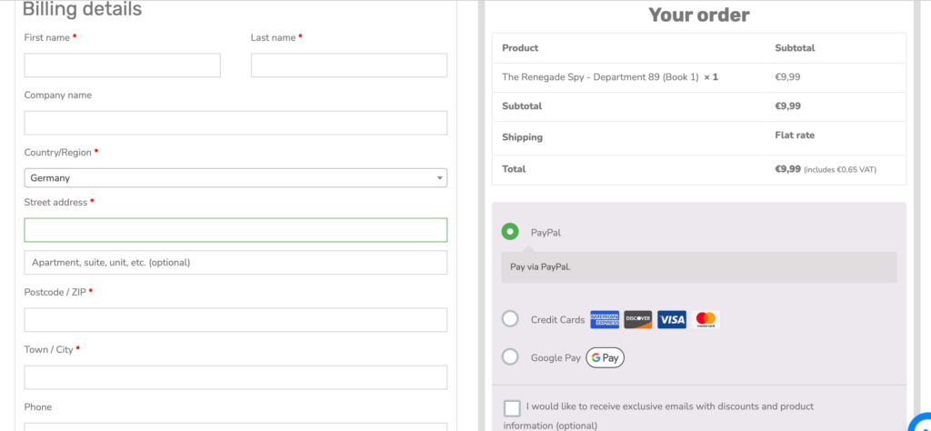 Siapkan Stripe dan PayPal