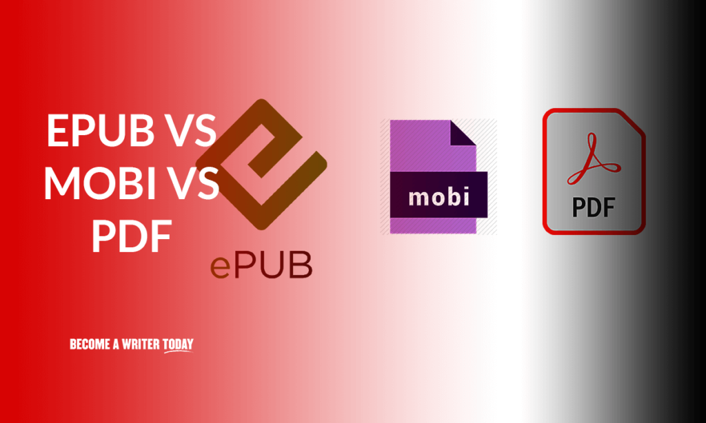 EPUB مقابل MOBI مقابل PDF