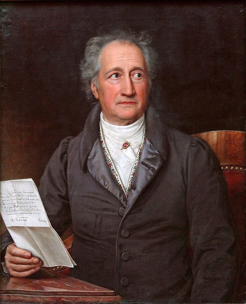 Goethe en 1828, por Joseph Karl Stieler