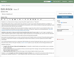 Программное обеспечение для управления знаниями: HelpSite