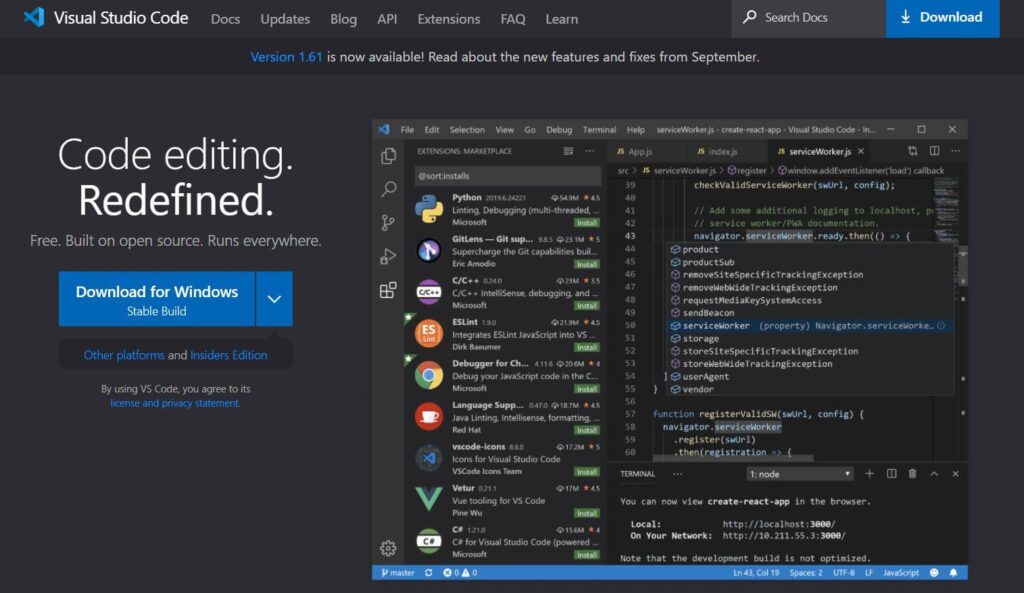 Kode Visual Studio