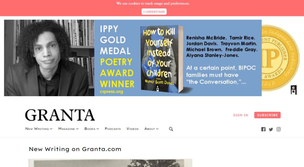 Edebi Web Siteleri: Granta