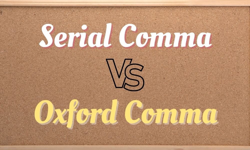 Vírgula serial vs. vírgula Oxford