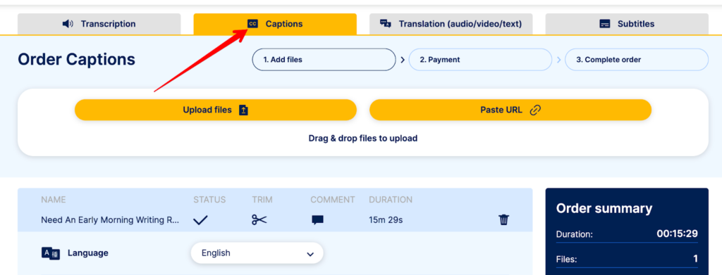 GoTranscript เสนอตัวเลือกการแปล