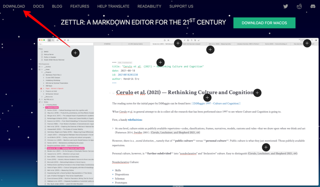 Comment fonctionne Zettlr ?