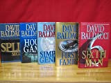 Kompletny zestaw serii King and Maxwell, tomy 1-5, David Baldacci. Twarda okładka (Split Second / Hour Game / Simple Genius / First Family / The Sixth Man, Sean King i Michelle Maxwell Series)