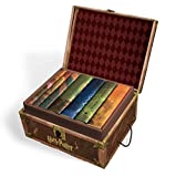 Juego de libros de Harry Potter #1-7 en caja de cofre de juguete coleccionable tipo baúl, pegatinas decorativas incluidas por Harry Potte