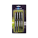 Uni-ball 33932PP Jetstream Roller Ball Pen, Cepat Kering untuk Mencegah Noda, Pewarnaan Intens, Bold Point (1.0mm), Berbagai Macam Warna, Paket 4