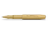 Kaweco Brass Sport гелевая/шариковая ручка, включая стержень-роллер 0,7 мм для левшей и правшей в классическом дизайне с керамическим шариком I Гелевый шарик-роллер 13,5 см