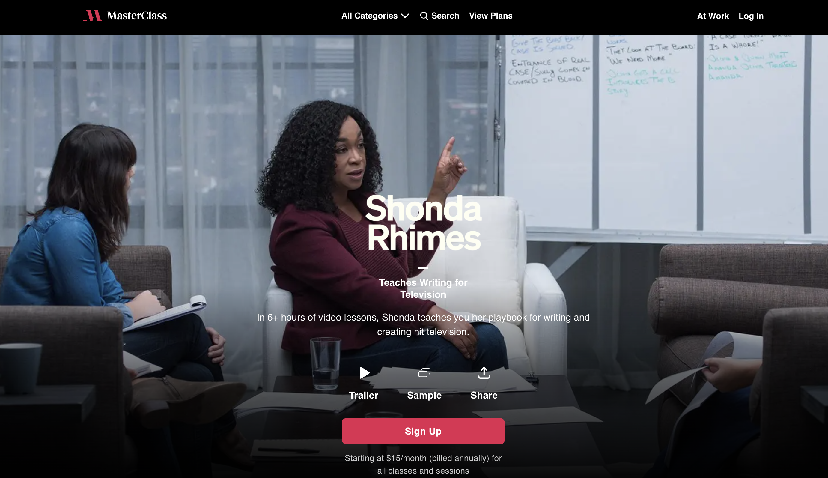 Shonda Rhimes が MasterClass でテレビのライティングを教える