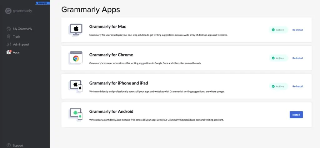 App grammaticali