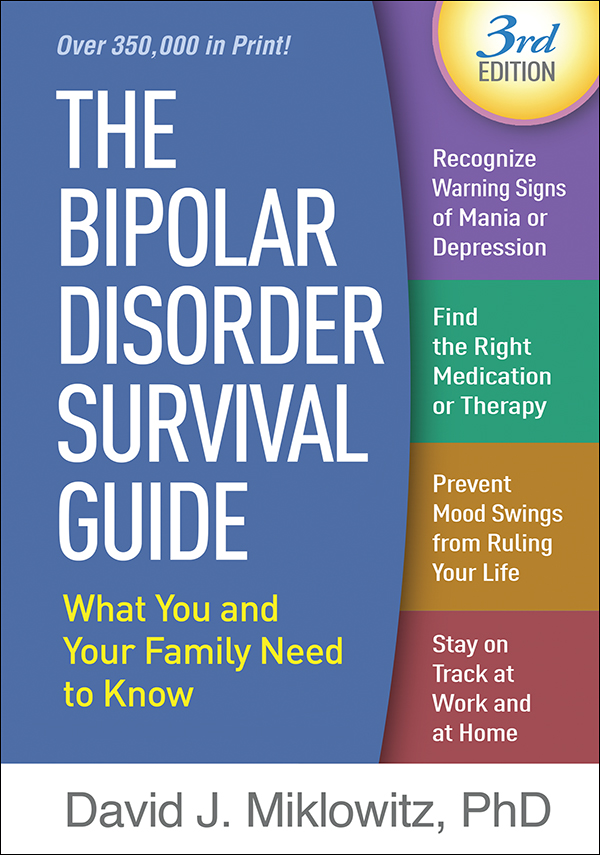 Buchcover von „The Bipolar Disorder Survival Guide“.